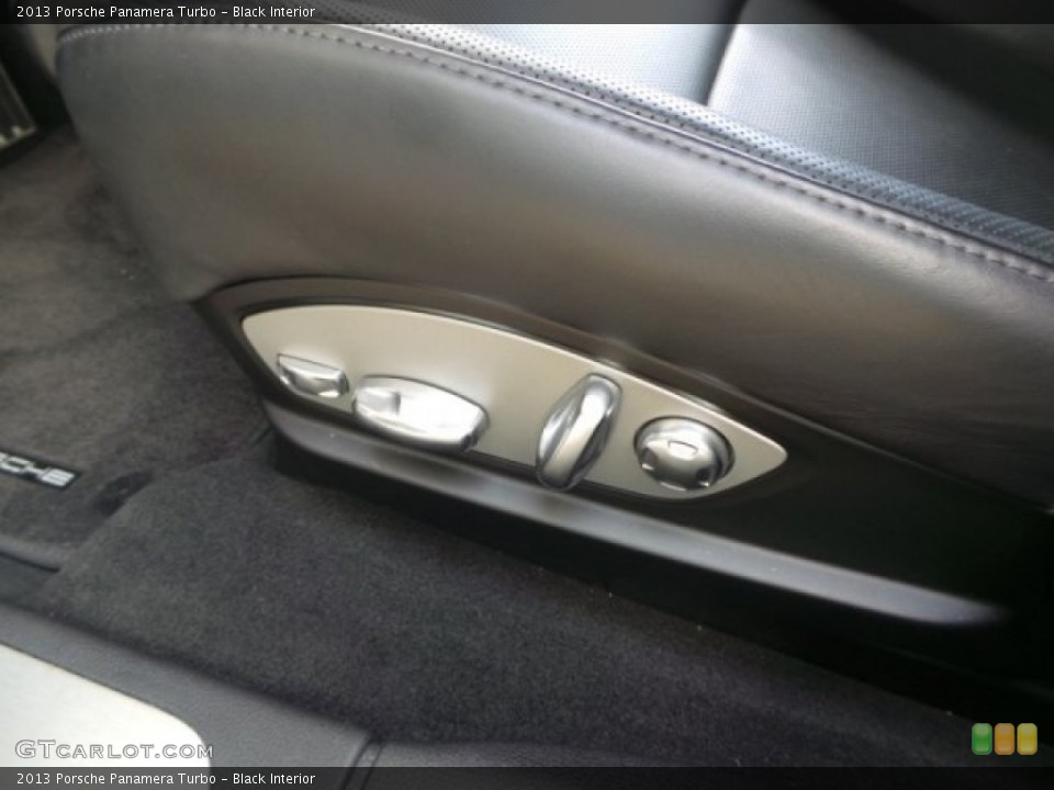 Black Interior Controls for the 2013 Porsche Panamera Turbo #97622677