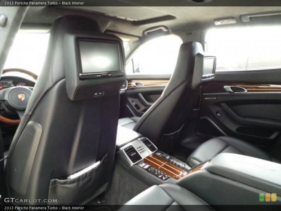 Black Interior Entertainment System for the 2013 Porsche Panamera Turbo #97623028