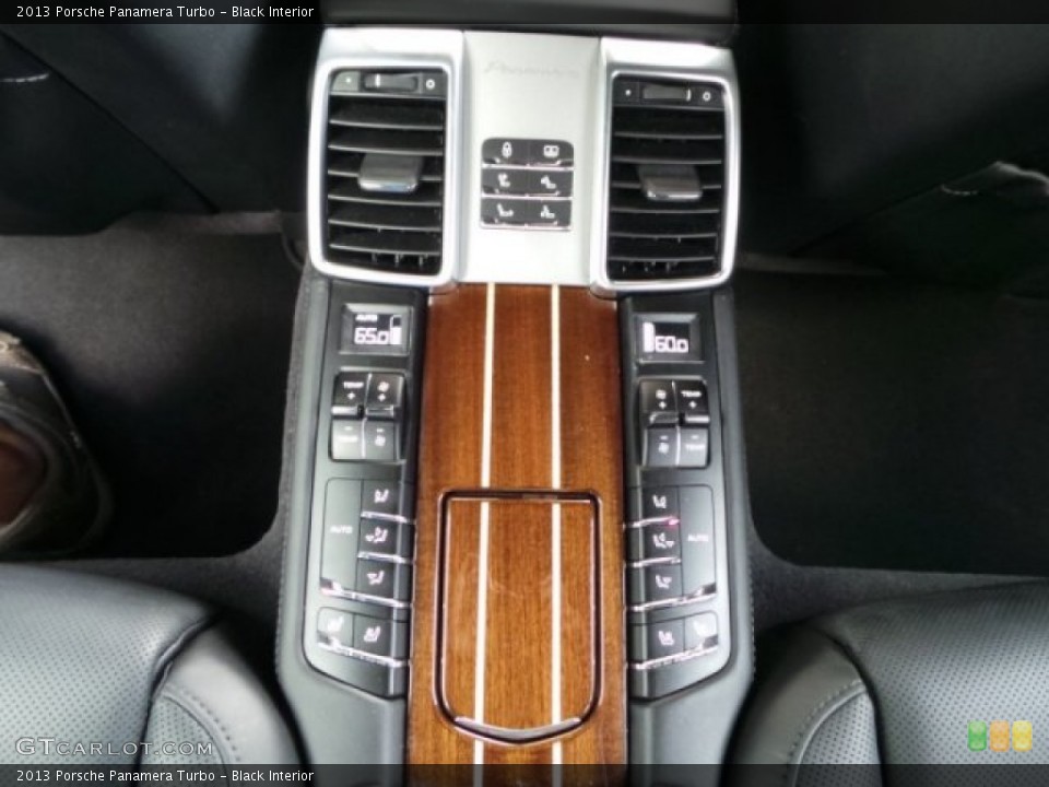 Black Interior Controls for the 2013 Porsche Panamera Turbo #97623109