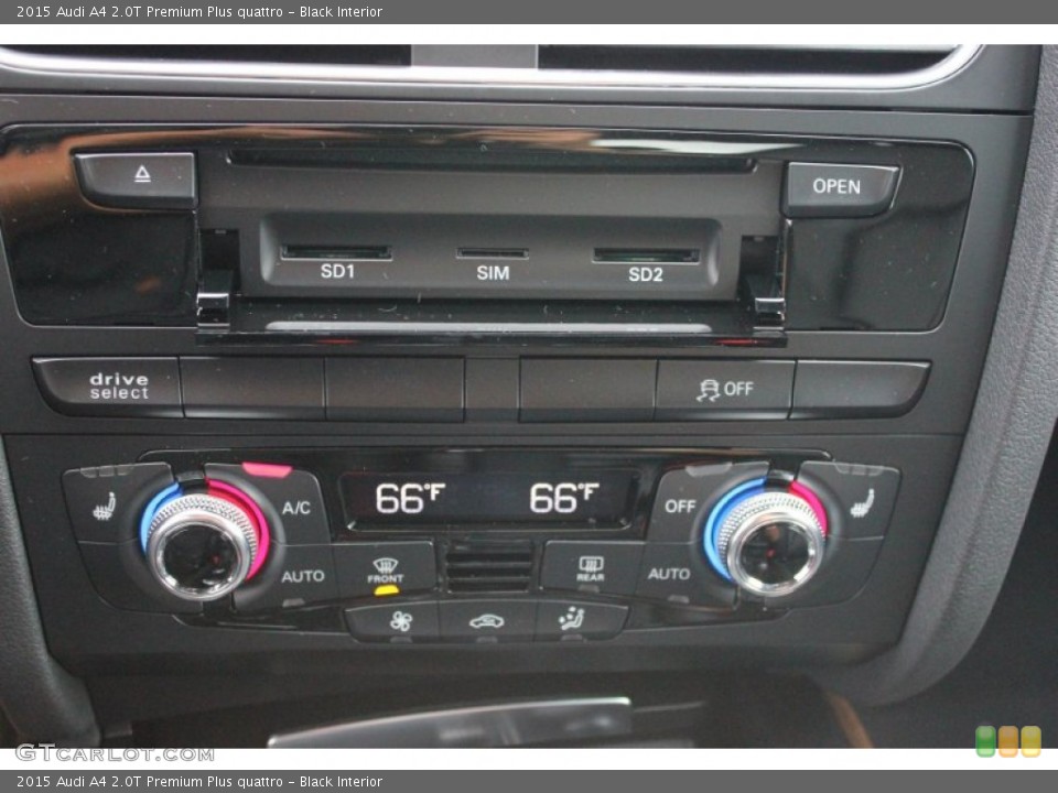 Black Interior Controls for the 2015 Audi A4 2.0T Premium Plus quattro #97623652