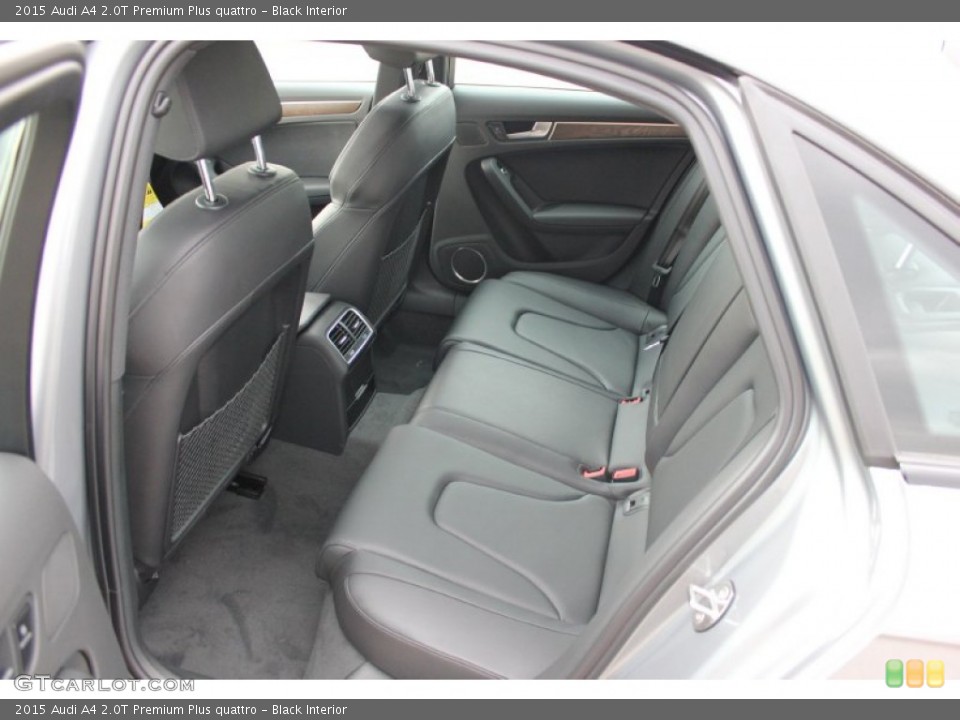 Black Interior Rear Seat for the 2015 Audi A4 2.0T Premium Plus quattro #97623922