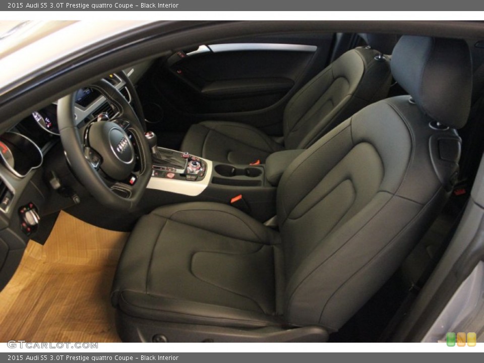 Black Interior Front Seat for the 2015 Audi S5 3.0T Prestige quattro Coupe #97624296