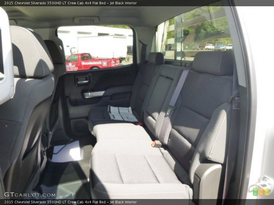 Jet Black Interior Rear Seat for the 2015 Chevrolet Silverado 3500HD LT Crew Cab 4x4 Flat Bed #97625860