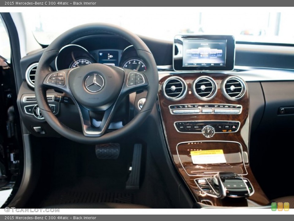 Black Interior Dashboard for the 2015 Mercedes-Benz C 300 4Matic #97639696