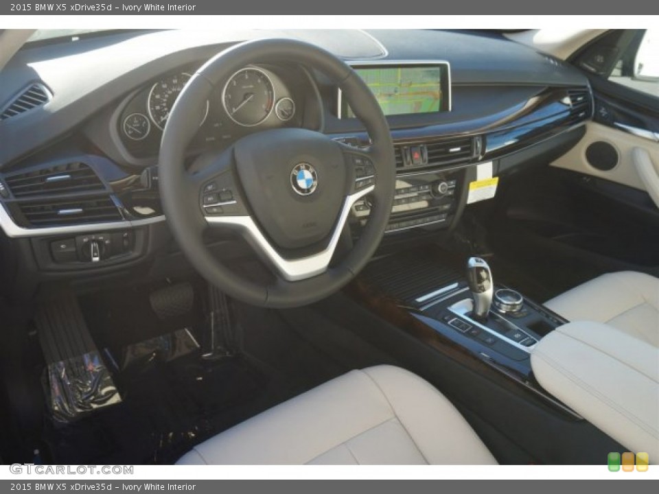 Ivory White Interior Prime Interior for the 2015 BMW X5 xDrive35d #97641427