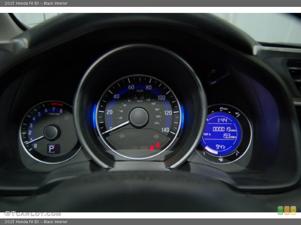 Black Interior Gauges for the 2015 Honda Fit EX #97641943