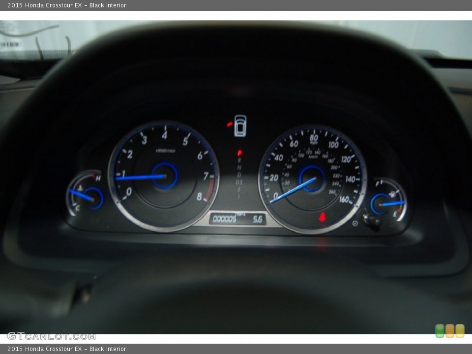 Black Interior Gauges for the 2015 Honda Crosstour EX #97648389