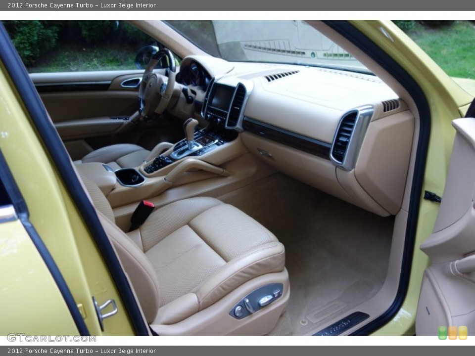 Luxor Beige Interior Front Seat for the 2012 Porsche Cayenne Turbo #97650345