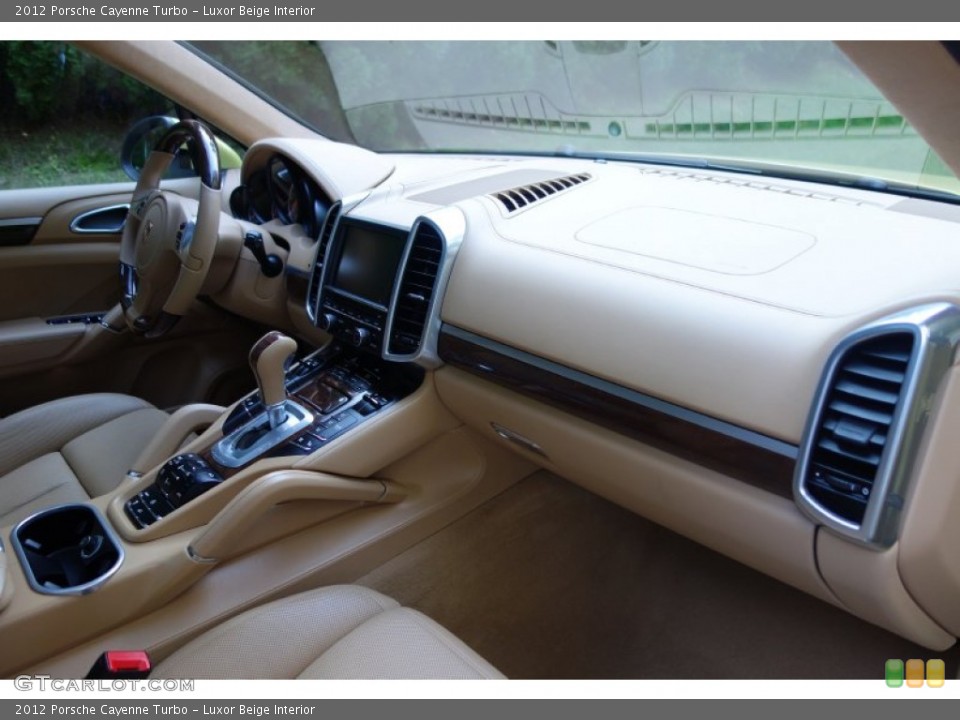 Luxor Beige Interior Dashboard for the 2012 Porsche Cayenne Turbo #97650393
