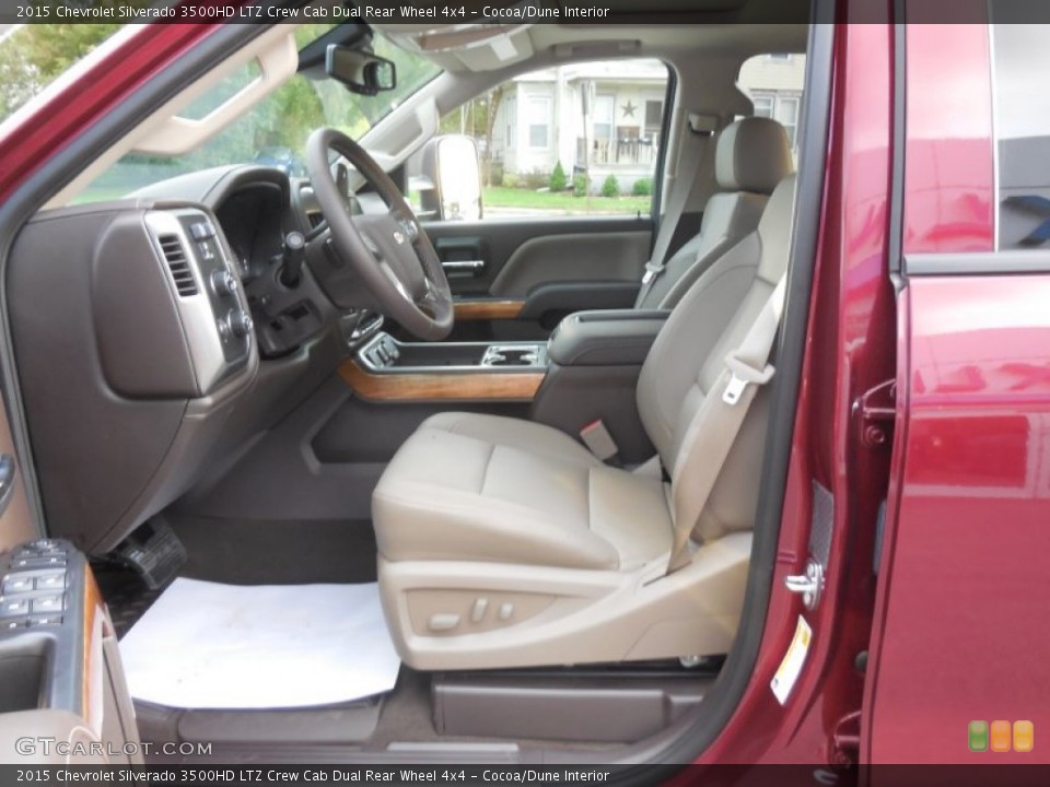 Cocoa/Dune Interior Photo for the 2015 Chevrolet Silverado 3500HD LTZ Crew Cab Dual Rear Wheel 4x4 #97650999