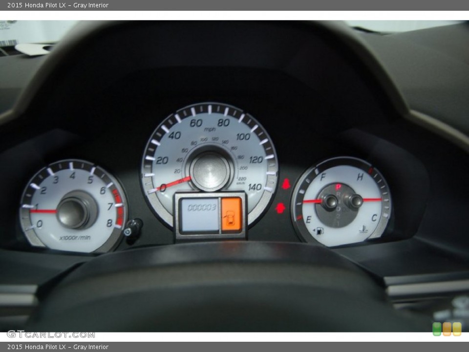 Gray Interior Gauges for the 2015 Honda Pilot LX #97652847