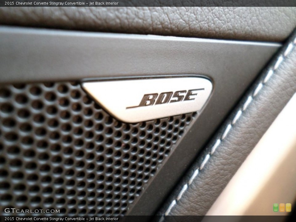 Jet Black Interior Audio System for the 2015 Chevrolet Corvette Stingray Convertible #97653591