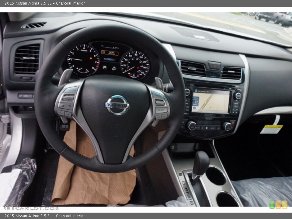 Charcoal Interior Dashboard for the 2015 Nissan Altima 3.5 SL #97654605