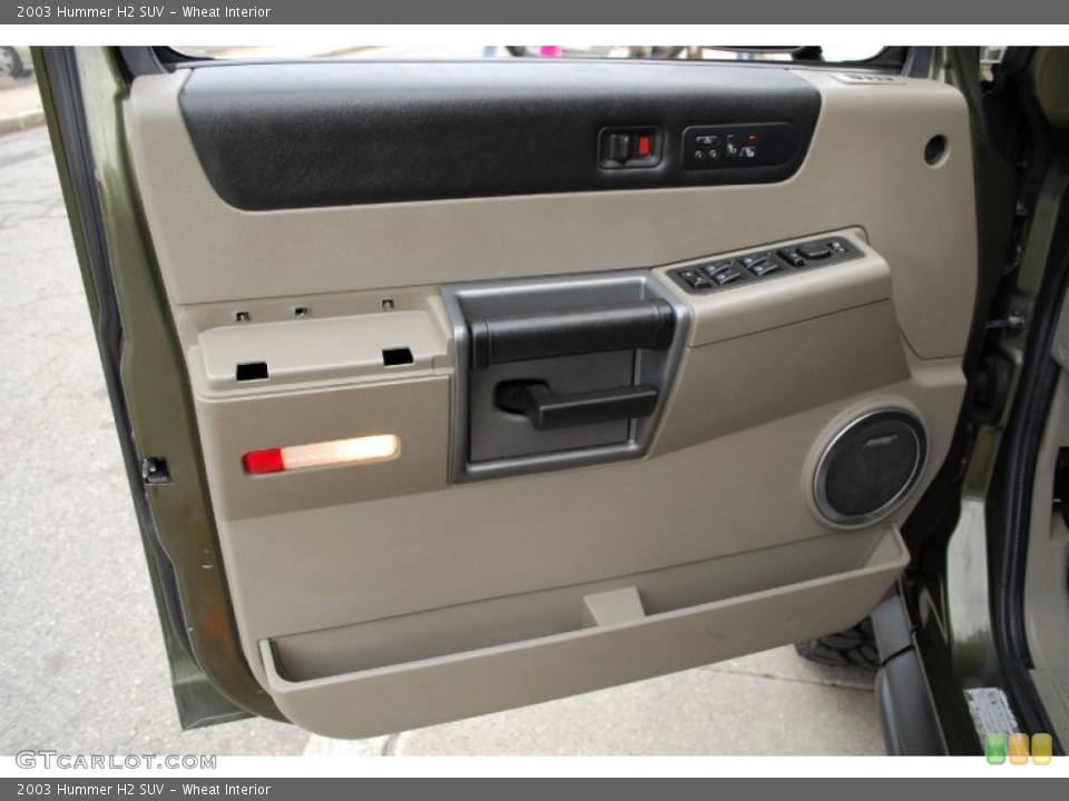 Wheat Interior Door Panel for the 2003 Hummer H2 SUV #97655286