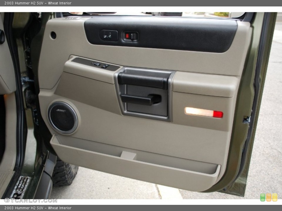 Wheat Interior Door Panel for the 2003 Hummer H2 SUV #97655313