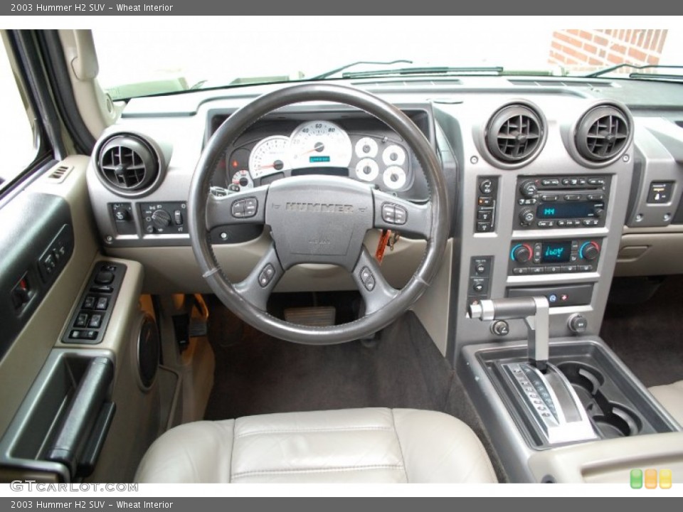 Wheat Interior Dashboard for the 2003 Hummer H2 SUV #97655361