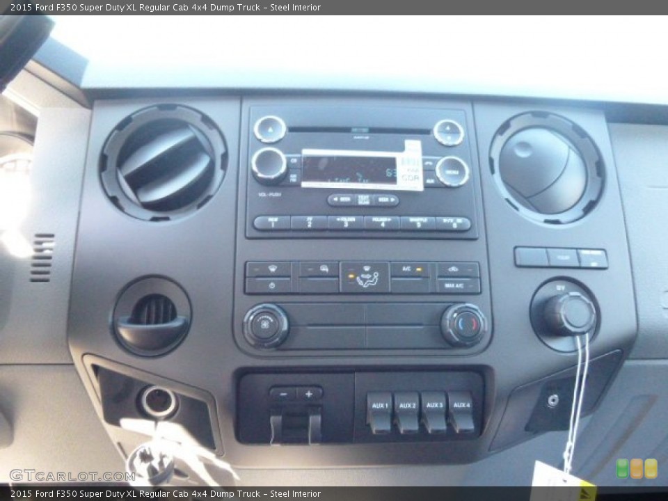 Steel Interior Controls for the 2015 Ford F350 Super Duty XL Regular Cab 4x4 Dump Truck #97657593