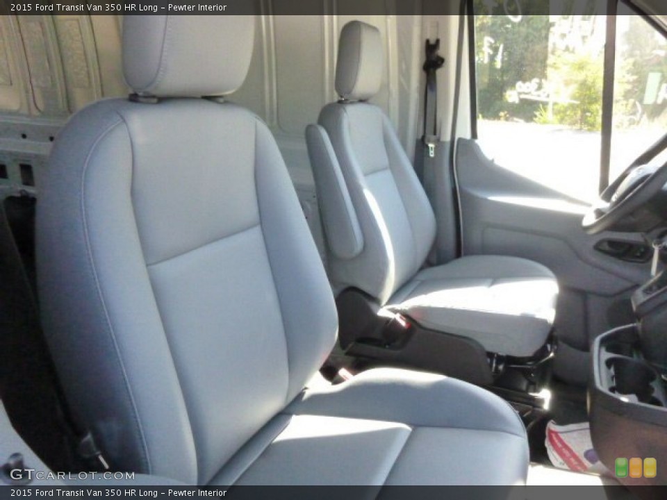 Pewter Interior Front Seat for the 2015 Ford Transit Van 350 HR Long #97661088