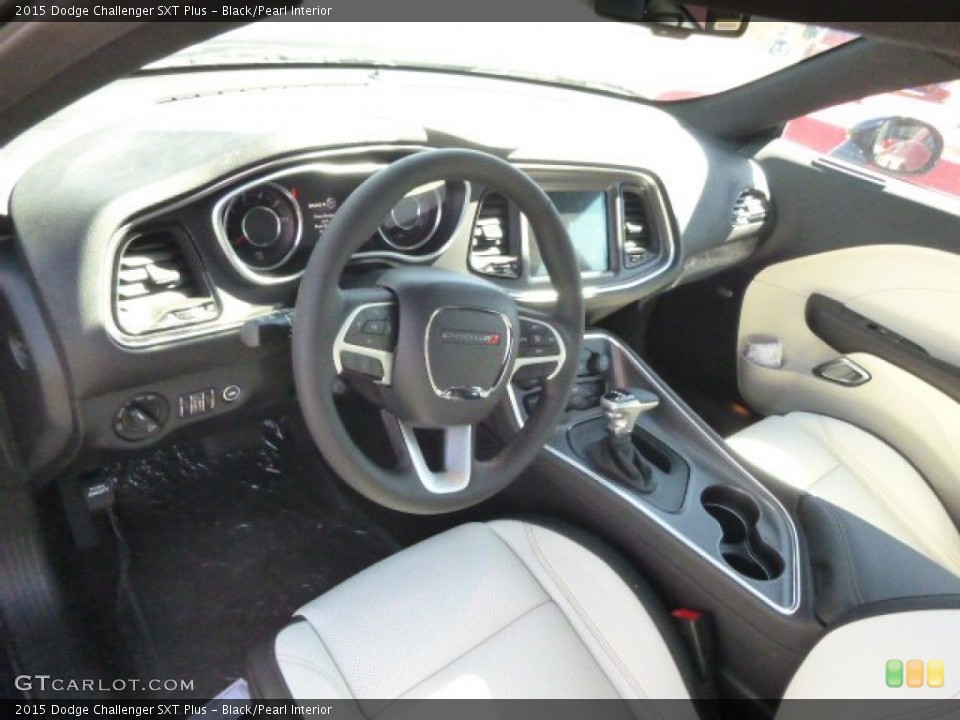 Black/Pearl Interior Prime Interior for the 2015 Dodge Challenger SXT Plus #97664817