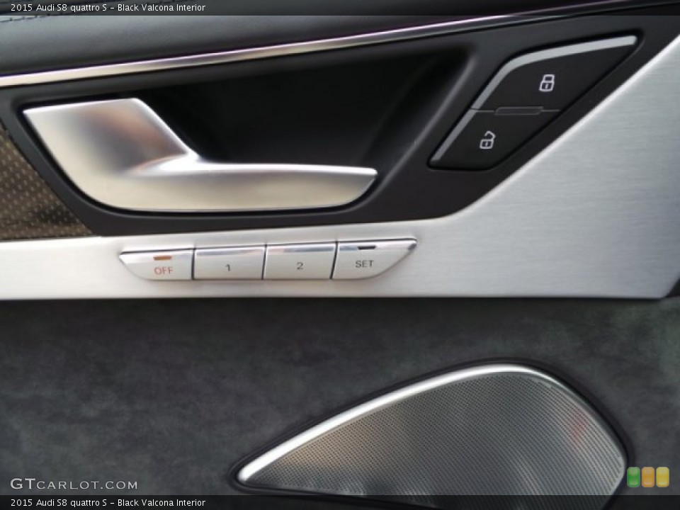 Black Valcona Interior Controls for the 2015 Audi S8 quattro S #97666770