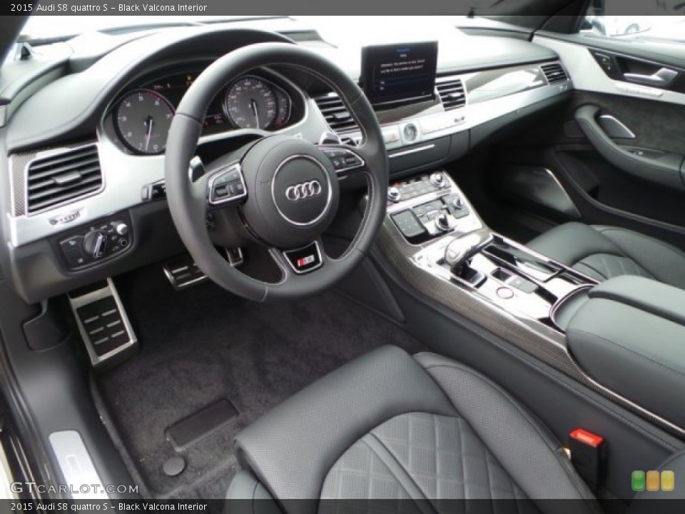 Black Valcona Interior Photo for the 2015 Audi S8 quattro S #97666812