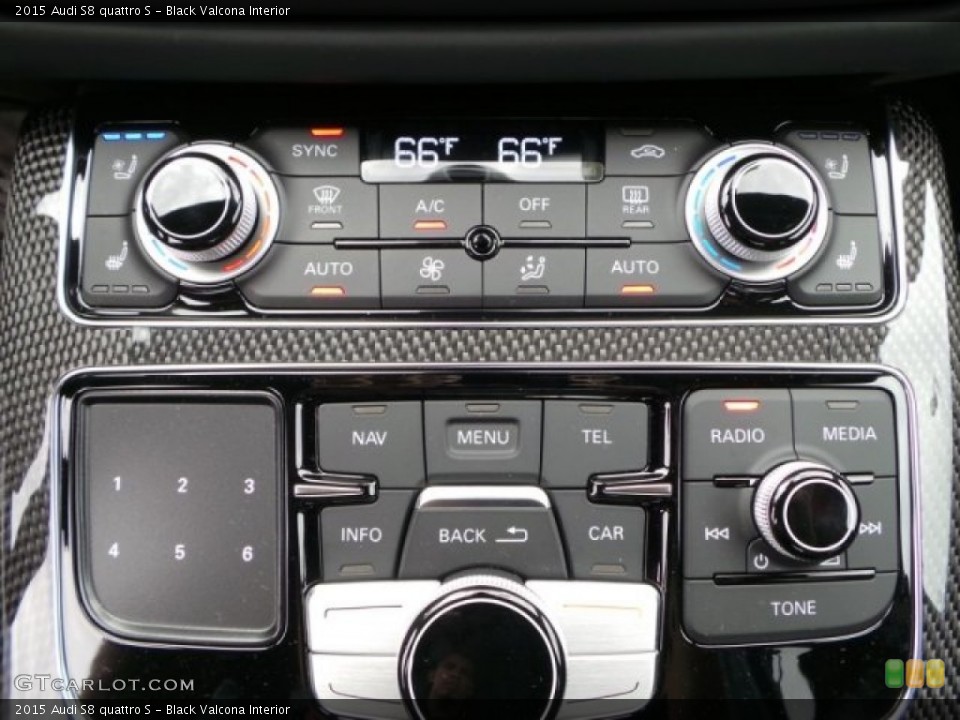 Black Valcona Interior Controls for the 2015 Audi S8 quattro S #97667103