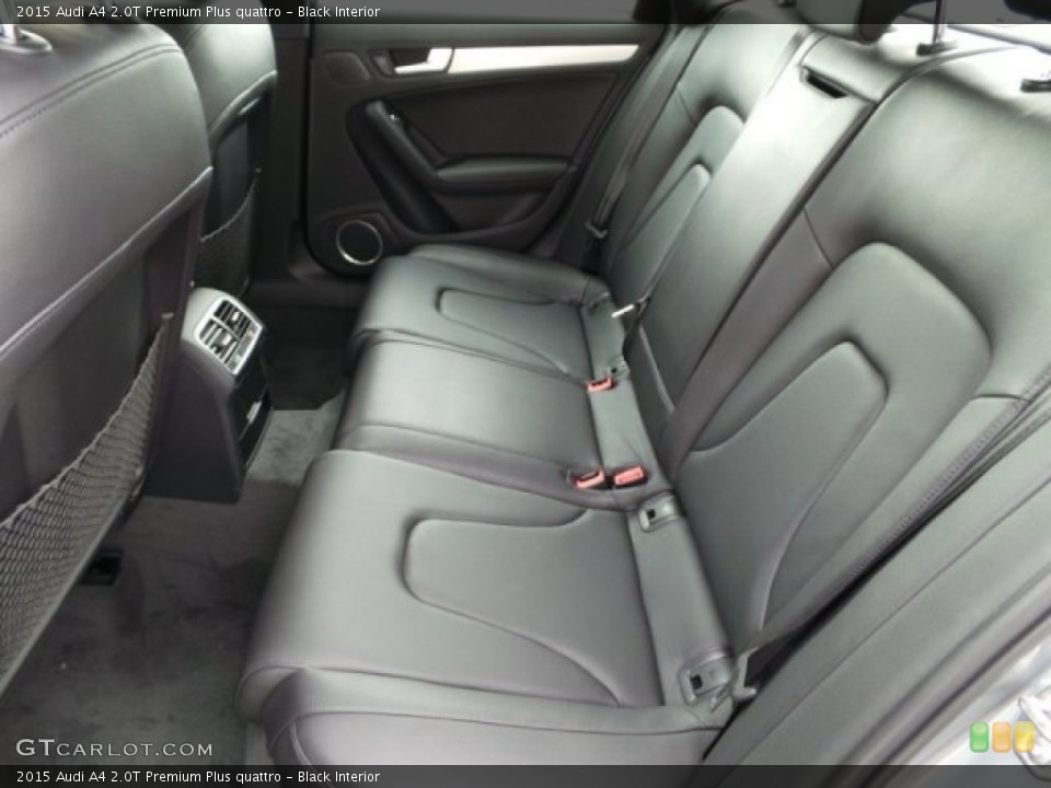 Black Interior Rear Seat for the 2015 Audi A4 2.0T Premium Plus quattro #97671555