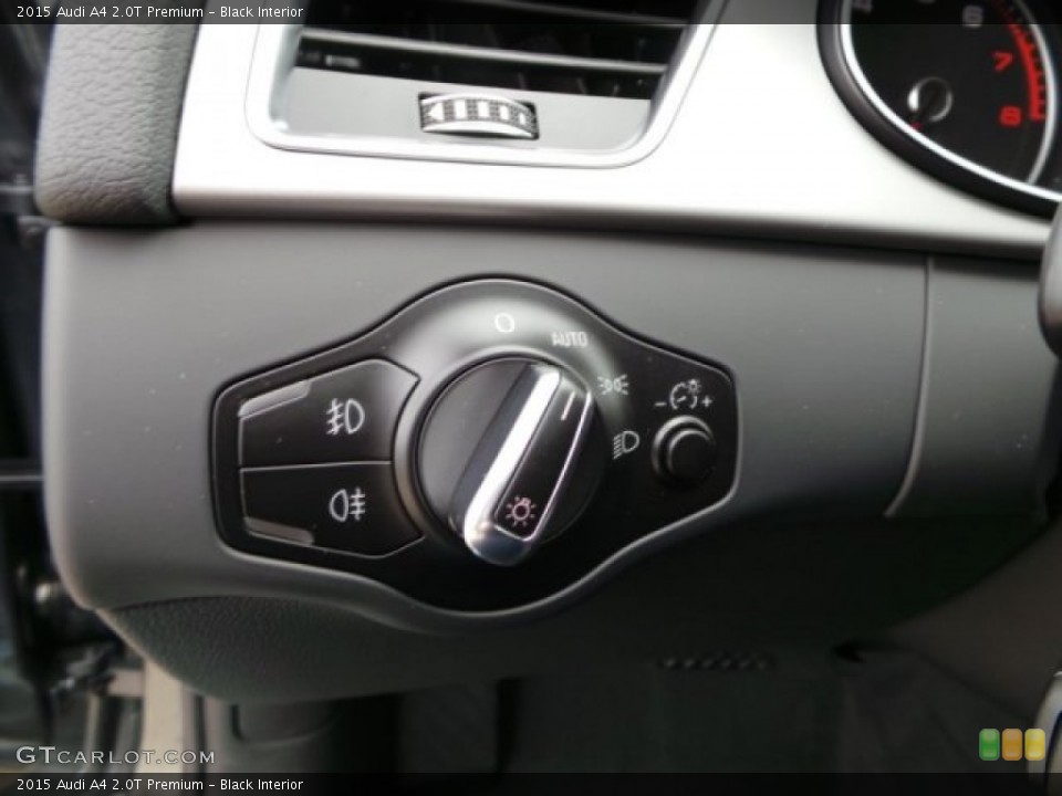 Black Interior Controls for the 2015 Audi A4 2.0T Premium #97674537