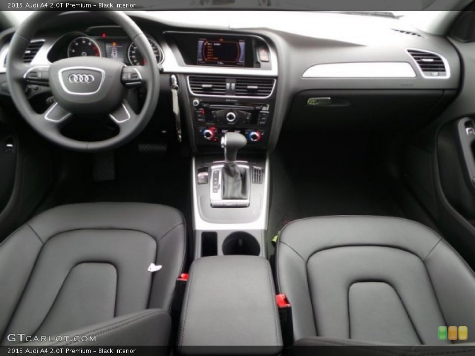 Black Interior Dashboard for the 2015 Audi A4 2.0T Premium #97674621