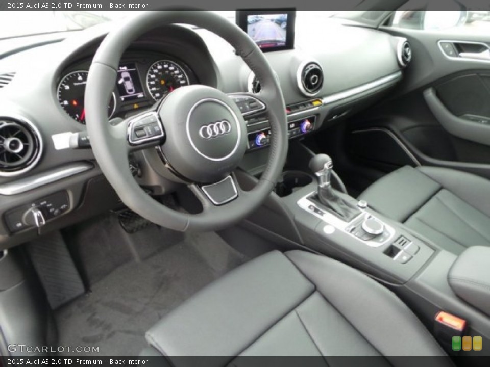 Black Interior Photo for the 2015 Audi A3 2.0 TDI Premium #97675092