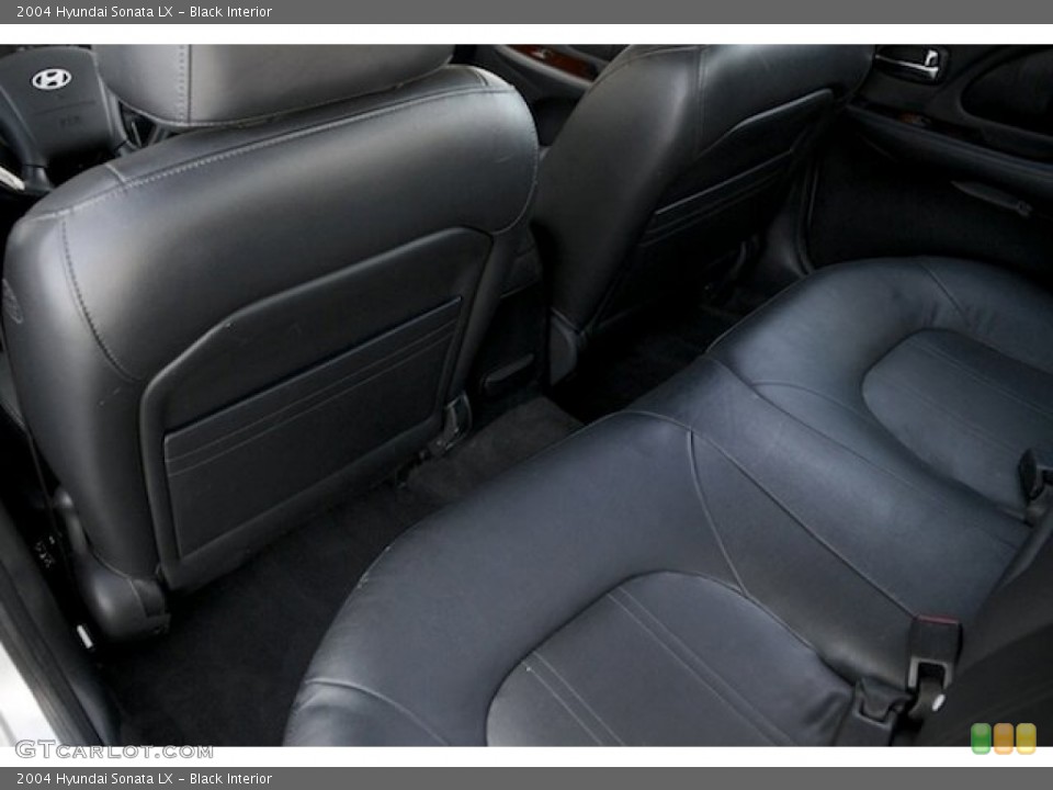 Black Interior Rear Seat for the 2004 Hyundai Sonata LX #97678008