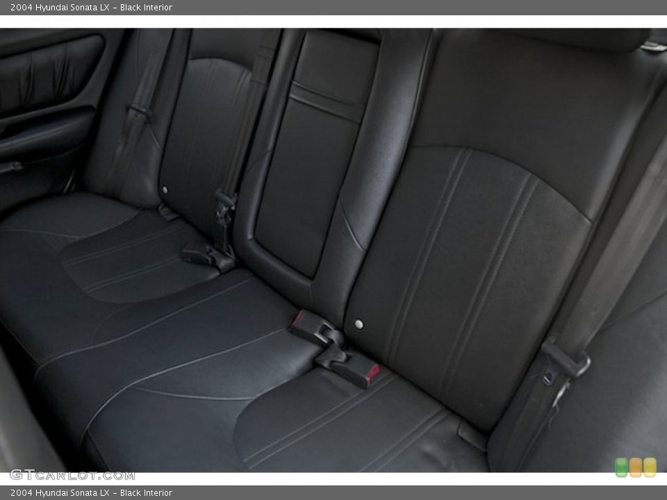 Black Interior Rear Seat for the 2004 Hyundai Sonata LX #97678050