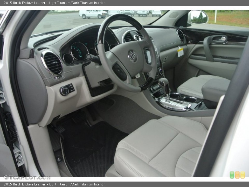 Light Titanium/Dark Titanium Interior Prime Interior for the 2015 Buick Enclave Leather #97682097