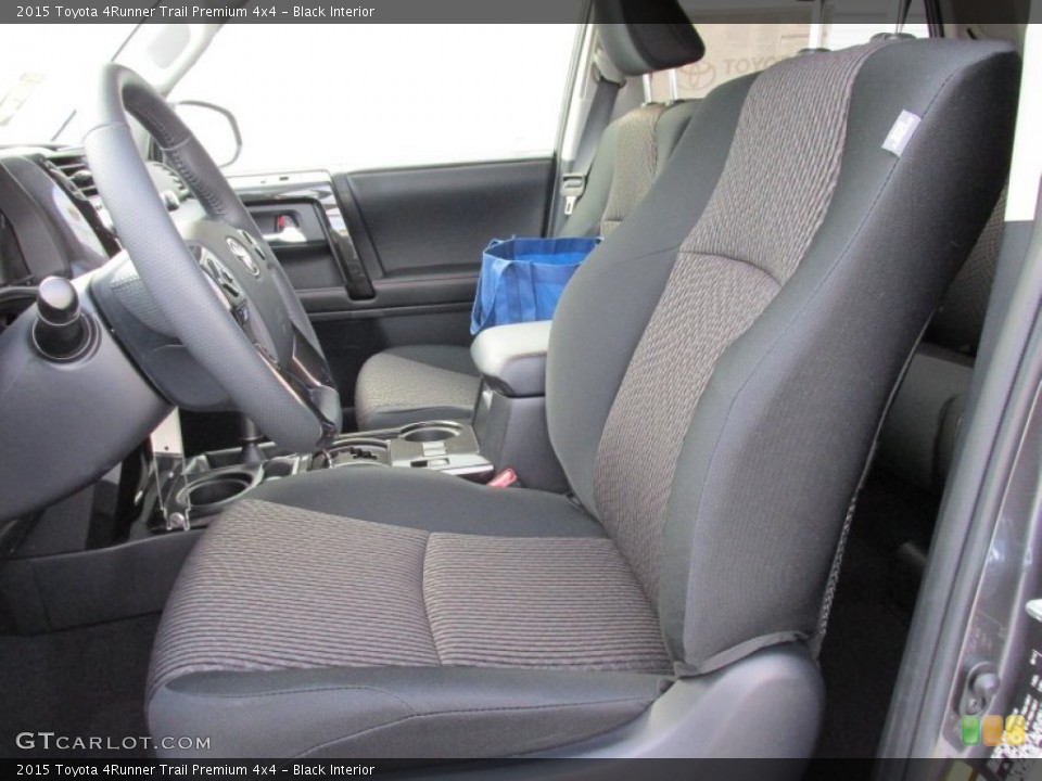 Black Interior Front Seat for the 2015 Toyota 4Runner Trail Premium 4x4 #97691517