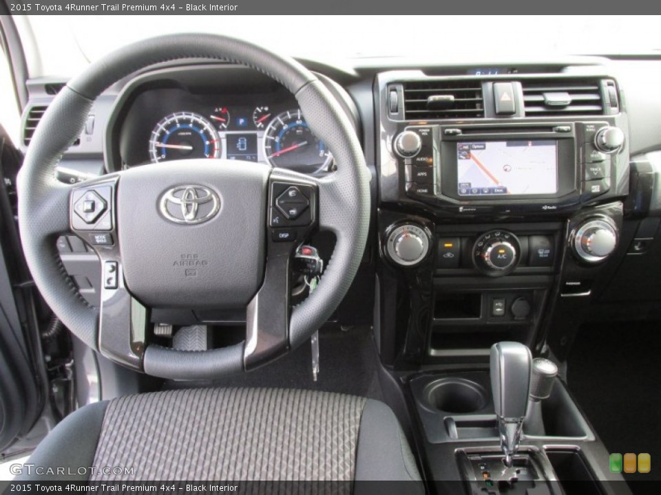 Black Interior Dashboard for the 2015 Toyota 4Runner Trail Premium 4x4 #97691550