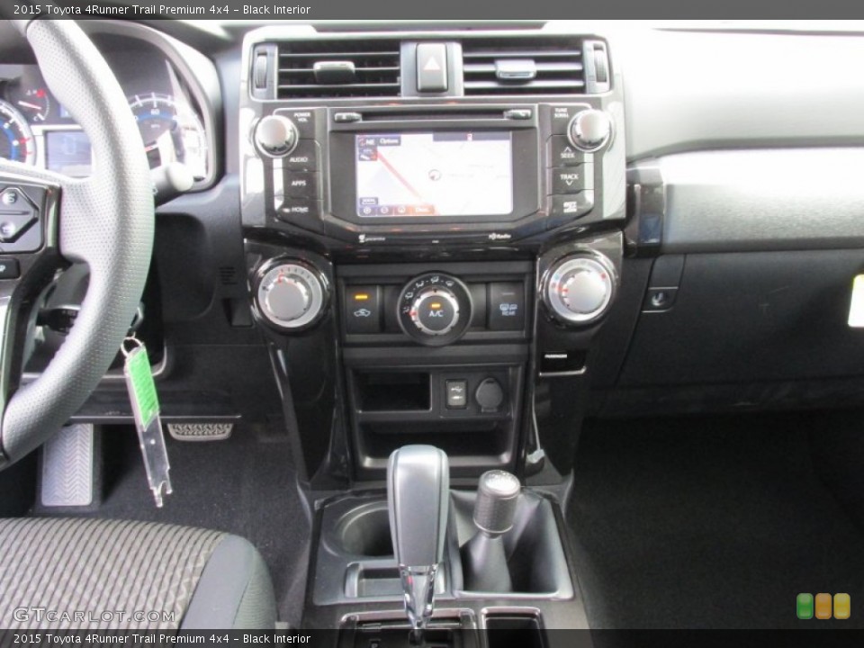 Black Interior Controls for the 2015 Toyota 4Runner Trail Premium 4x4 #97691565