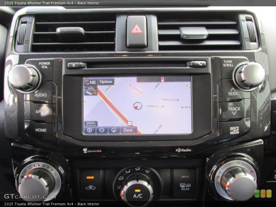Black Interior Navigation for the 2015 Toyota 4Runner Trail Premium 4x4 #97691583