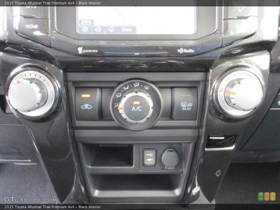 Black Interior Controls for the 2015 Toyota 4Runner Trail Premium 4x4 #97691598