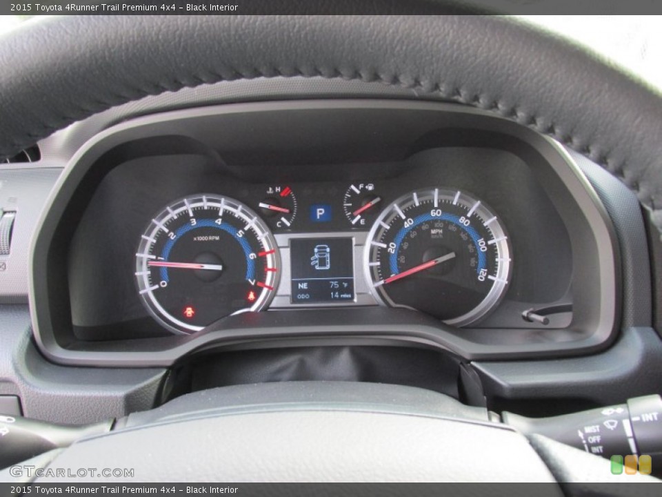 Black Interior Gauges for the 2015 Toyota 4Runner Trail Premium 4x4 #97691670