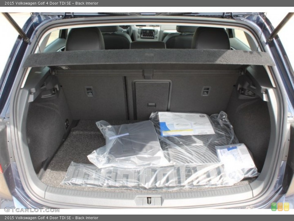 Black Interior Trunk for the 2015 Volkswagen Golf 4 Door TDI SE #97693949