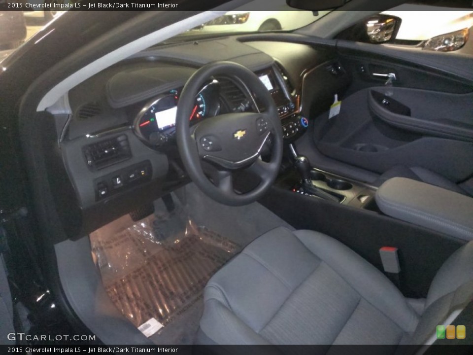 Jet Black/Dark Titanium 2015 Chevrolet Impala Interiors