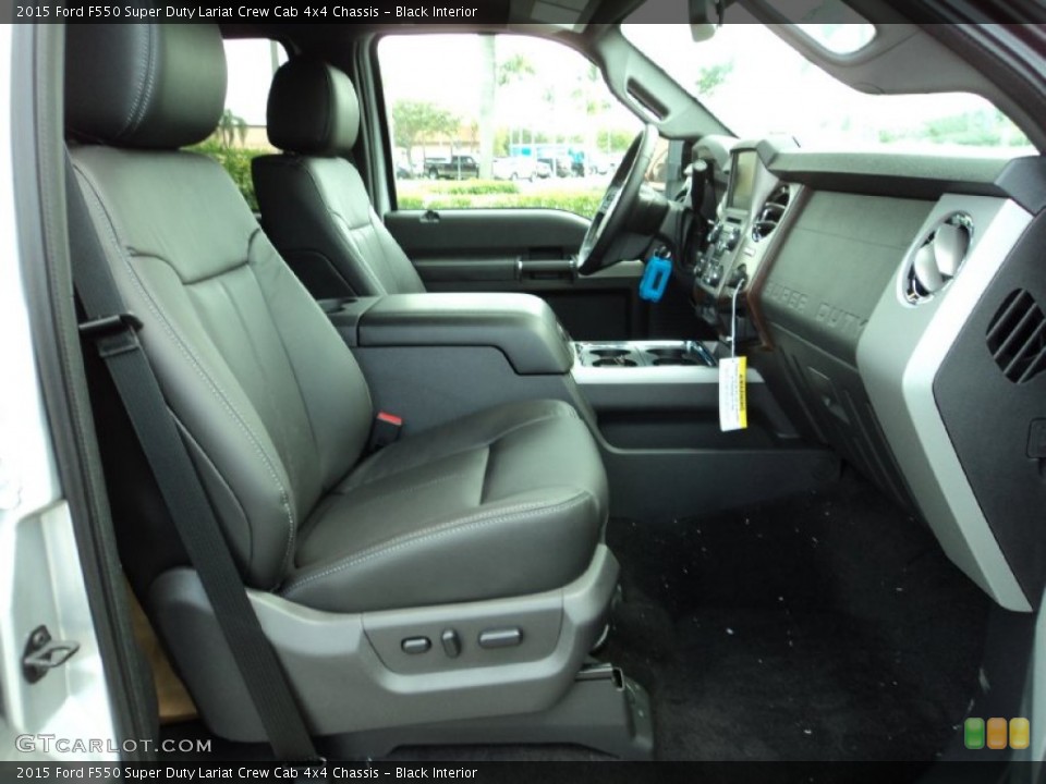 Black 2015 Ford F550 Super Duty Interiors