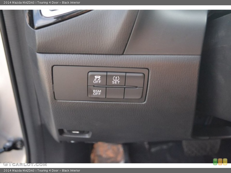 Black Interior Controls for the 2014 Mazda MAZDA3 i Touring 4 Door #97707696
