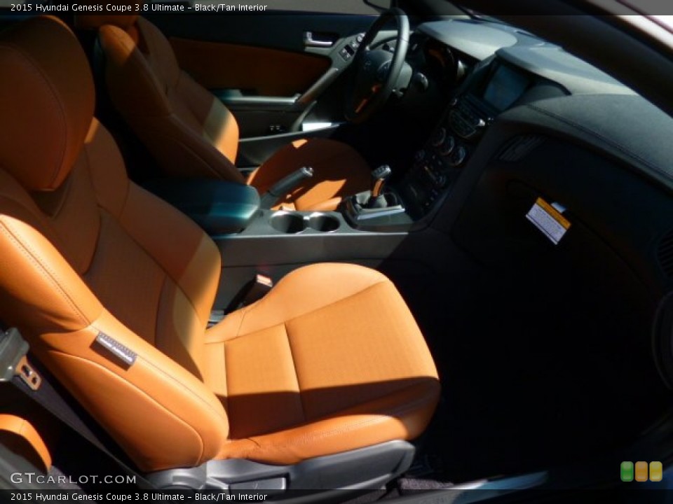 Black/Tan Interior Photo for the 2015 Hyundai Genesis Coupe 3.8 Ultimate #97715660