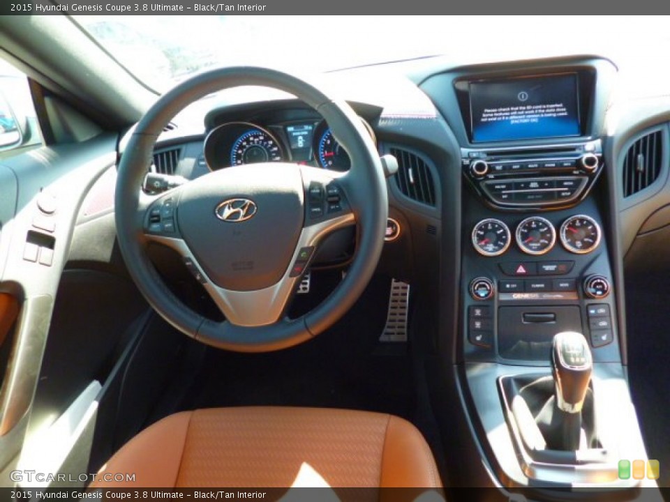 Black/Tan Interior Dashboard for the 2015 Hyundai Genesis Coupe 3.8 Ultimate #97715720