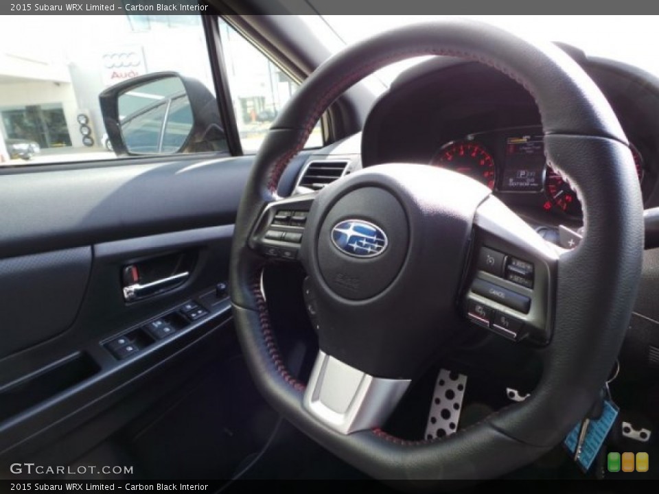 Carbon Black Interior Steering Wheel for the 2015 Subaru WRX Limited #97716045