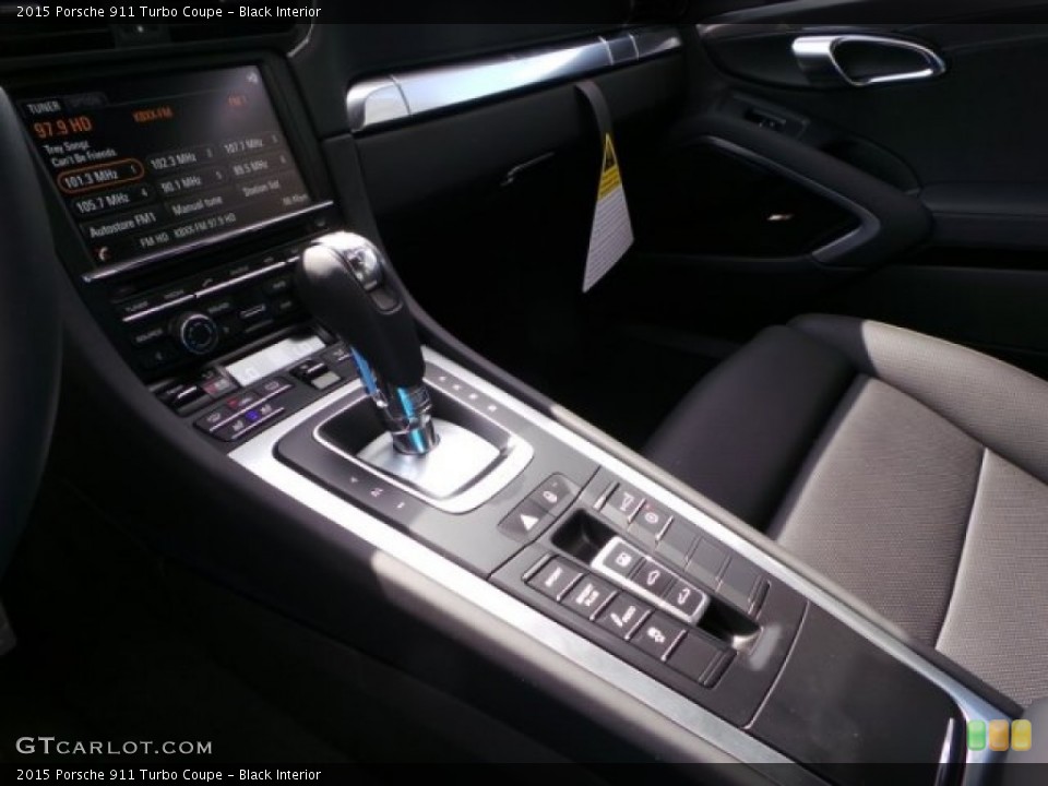 Black Interior Transmission for the 2015 Porsche 911 Turbo Coupe #97716528