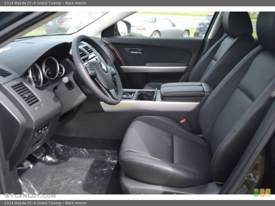 Black Interior Front Seat for the 2014 Mazda CX-9 Grand Touring #97716636
