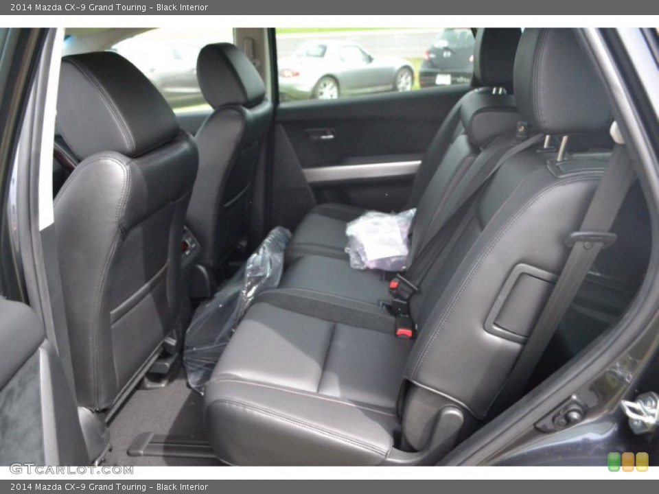 Black Interior Rear Seat for the 2014 Mazda CX-9 Grand Touring #97716674