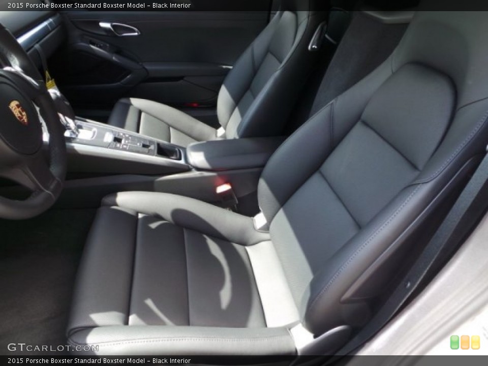 Black Interior Front Seat for the 2015 Porsche Boxster  #97718273
